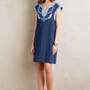Anthropologie Sanara Denim Dress by Holding Horses